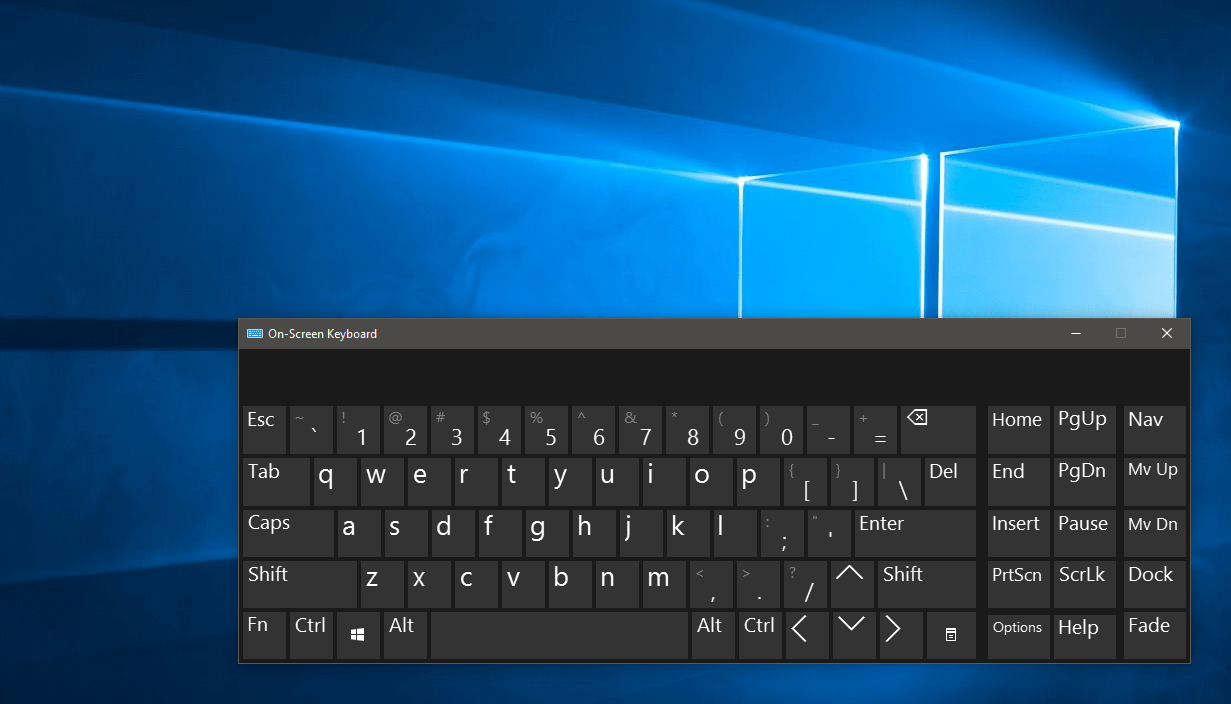 how to turn on on screen keyboard windows 7