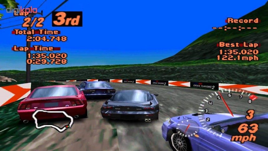 بازی Gran Turismo 2 یکی از پرفروش ترین بازی های پلی استیشن 1