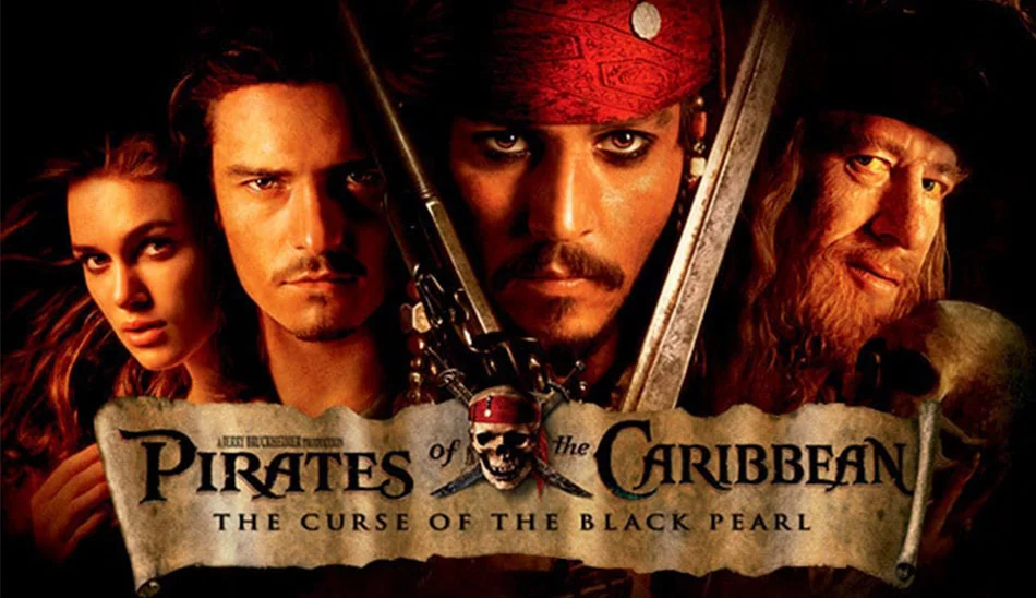 بهترین فیلم های هیجانی - فیلم دزدان دریایی کارائیب: نفرین مروارید سیاه - Pirates of the Caribbean: The Curse of the Black Pearl