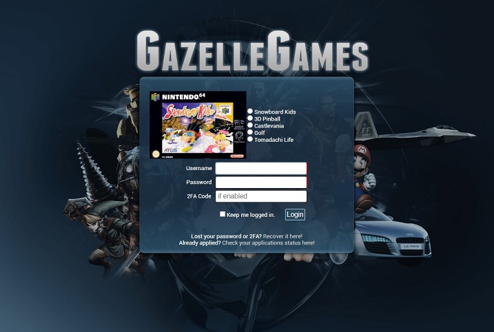 سایت تورنت بازی GazelleGames