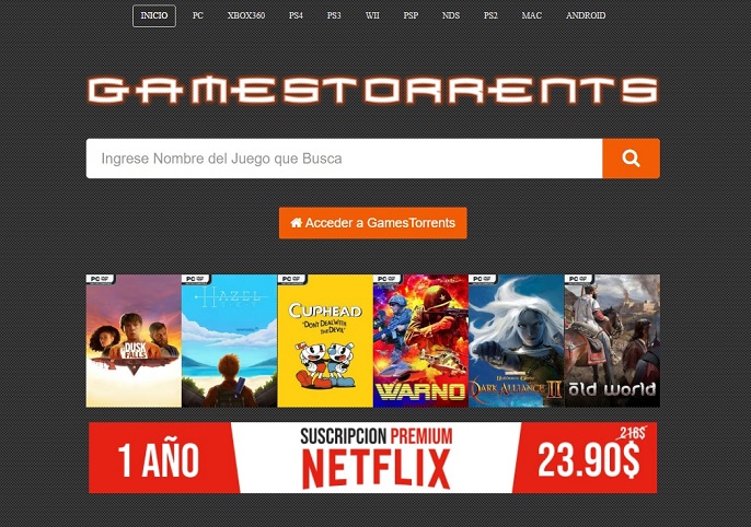 تورنت سایت / سایت GamesTorrents