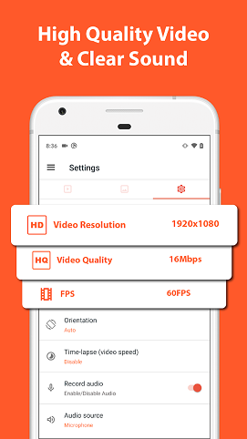 برنامه AZ Screen Recorder