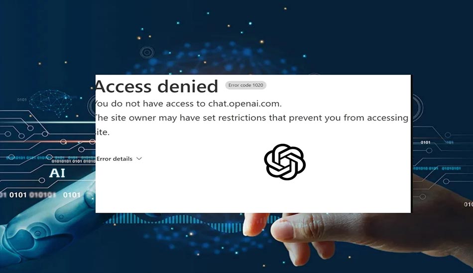 حل مشکل access denied در chatgpt