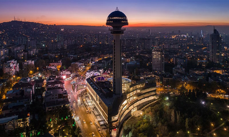 بزرگترین برج کشور ترکیه - از جاهای دیدنی معروف آنکارا