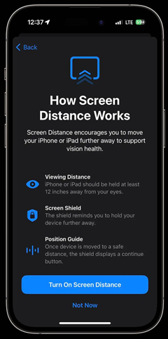 screen distance چیست