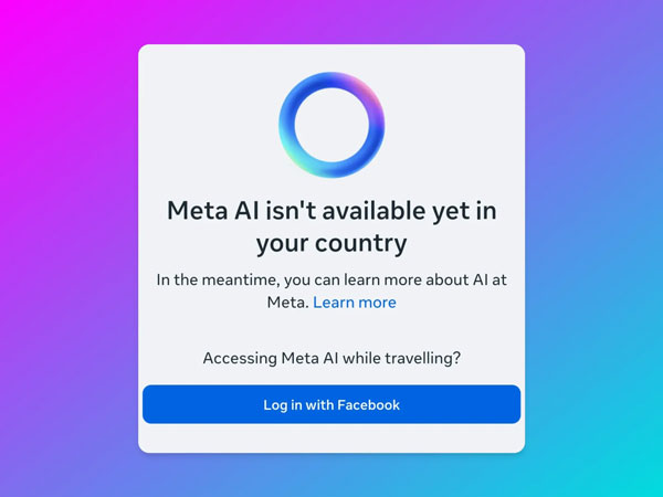 آیا می توانیم اکنون از هوش مصنوعی Meta AI استفاده کنیم؟