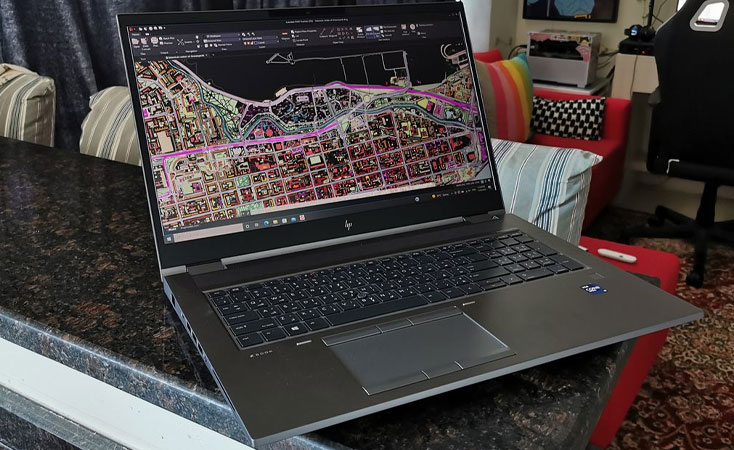 بهترین لپ تاپ 4K مهندسی: HP Zbook Fury 17 G8