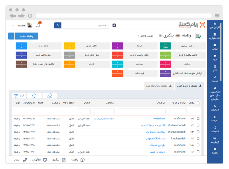 نرم افزار crm رایگان