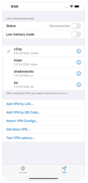 اشتراک گذاری VPN در آیفون و مک