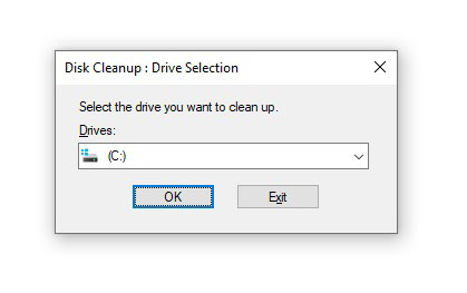 پاکسازی ویندوز 10 با استفاده از Disk Cleanup